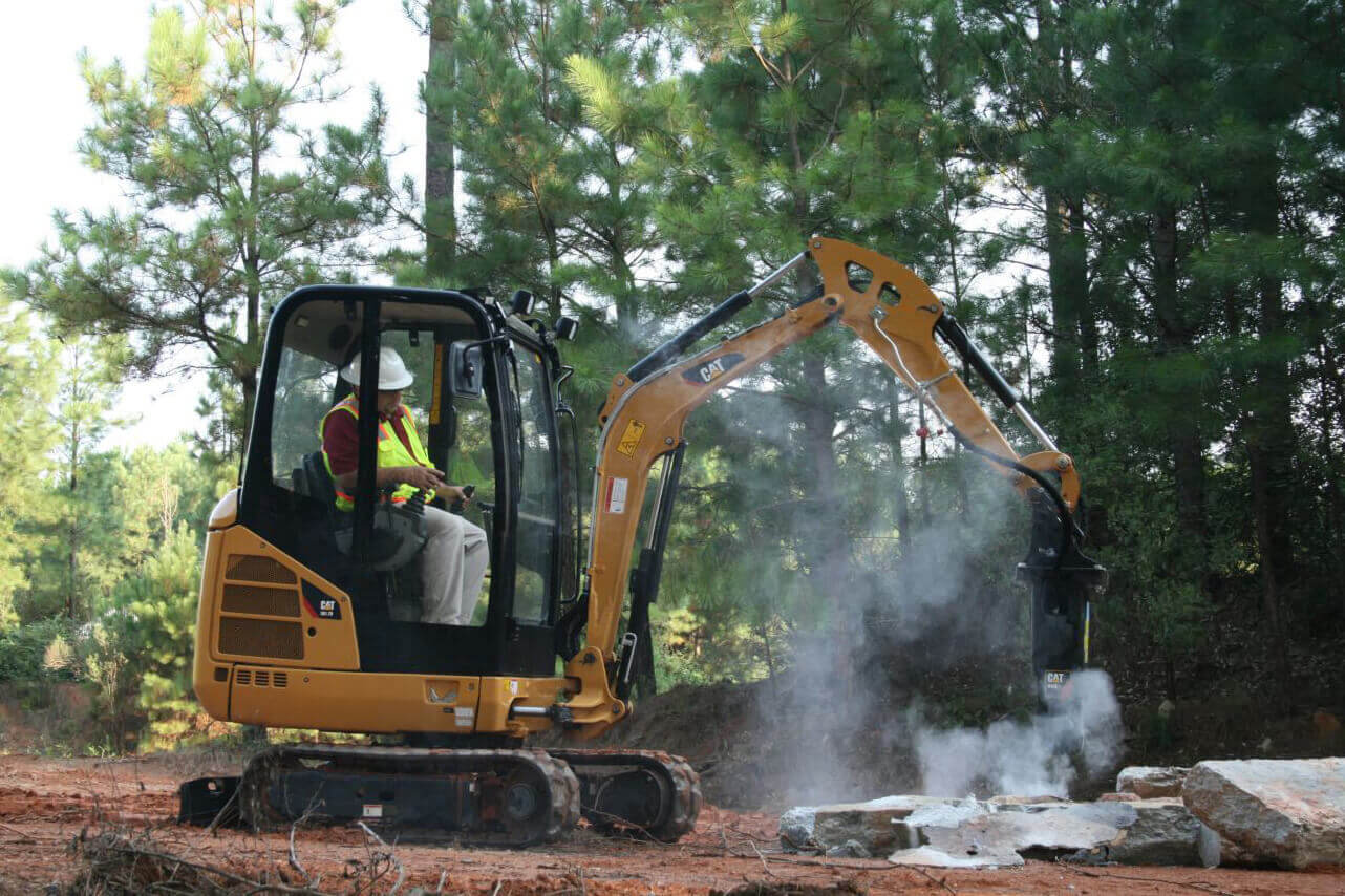 CAT mini excavator